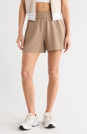 90 Degree by Reflex Seasoft Softlite Mid Rise Shorts in Tiramisu at Nordstrom Rack, Size X-Large