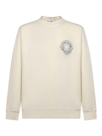 Stone Island Cotton Sweatshirt With Print