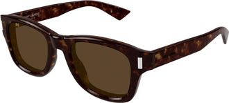 Saint Laurent Bold Zonnebrillen - Dames - Zonnebrillen - Bruin - ONE Size - Accessoires