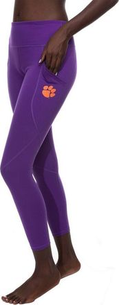 ZooZatZ Womens ZooZatz Purple Clemson Tigers Pocketed Leggings at Nordstrom, Size Small