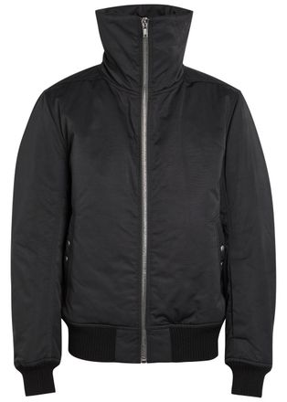 Rick Owens Dracuflight Nylon and Cotton-blend Bomber Jacket - Black - 48 (IT48 / M)