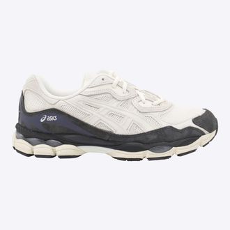 Asics White And Black Gel-Nyc Sneakers