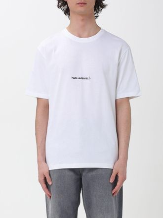 Karl Lagerfeld T-shirt in cotone con logo Karl Lagerfeld