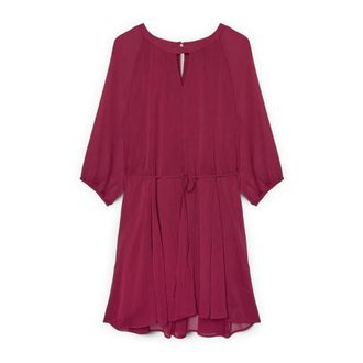 Fiorella Rubino Midi Jurken - Dames - Jurken - Rood - Maat: XS Poliester