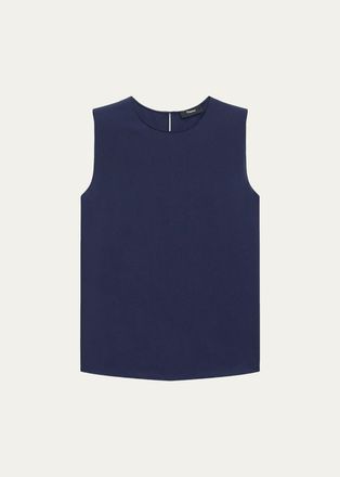 Theory Silk Straight Shell Top