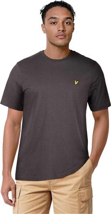 Lyle & Scott Heren T-shirt katoen met logo (Gunmetal)