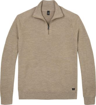 Wahts Mens Knitwear Mid Camel Melange / XXL