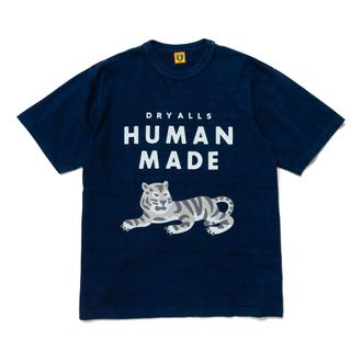 Human Made Indigo 2 T-shirt Indigo Blue HM23CS038
