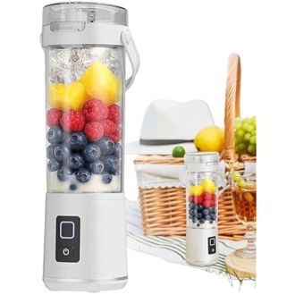 OEM Batidora Personal Port&aacute;til De 600 Ml, A Prueba De Fugas, Recargable E Inal&aacute;mbrica, Con Pajita Integrada Y Tapa De Seguridad, Ideal Para Preparar Una V