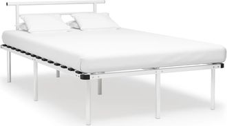 vidaXL Giroletto Bianco In Metallo 120x200 Cm - Vidaxl