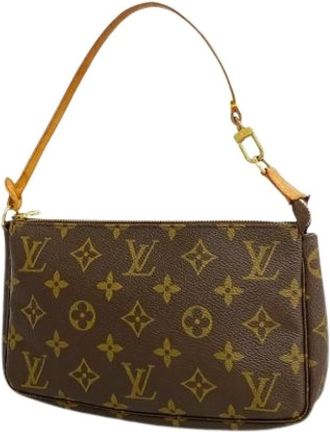 Louis Vuitton Pre-owned Shoulder Bags, female, Brown, Size: ONE SIZE Pre-owned Pouch