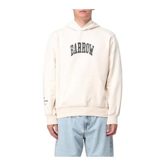 Barrow Hoodies, male, Beige, Size: S Arch Logo Hoodie in Cream