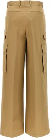 Versace Womens Beige Cotton Cargo Pants