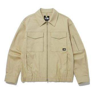 The North Face All-Round Collar Bomber Jacket Beige NJ3BP00B