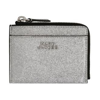 Marc Jacobs El Monedero Everyday con Cremallera Superior de Purpurina Recubierta - Accessories - Mujer - Gris - ONE SIZE