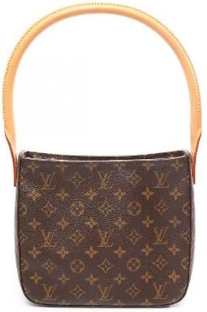 Louis Vuitton Pre-owned Looping MM Monogram Schoudertas - Dames - Vintage Schoudertas - Bruin - ONE Size - Leer - Vintage