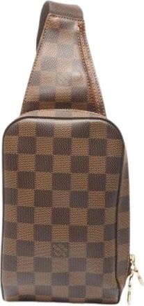 Louis Vuitton Pre-owned Cross Body Bags, female, Brown, Size: ONE SIZE Pre-owned Damier Shoulder Bag