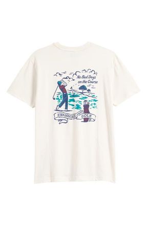 Swannies Swing Cotton Blend Graphic T-Shirt in Vintage White at Nordstrom, Size Xx-Large