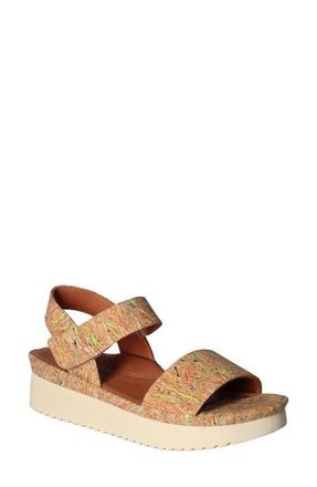 L'Amour Des Pieds Abrilla Platform Sandal in Bright Multi at Nordstrom, Size 6.5