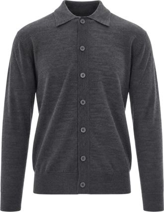 Paolo Pecora Cardigan - - Knitwear - Uomo - Grigio - M