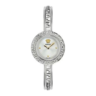 Versace La Greca Ve 8C00324 Horloge - Dames - Horloges - Grijs - ONE Size - Accessoires