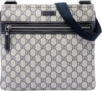 Gucci Pre-owned Canvas Crossbody Bag - Dames - Vintage Schoudertas - Beige - ONE Size - Vintage
