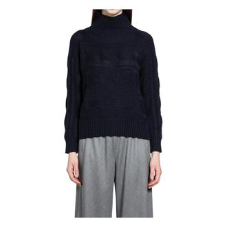 Max Mara Turtlenecks, female, Black, S, Vodka Turtleneck