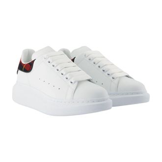 Alexander McQueen Leather Oversized Sneaker - White
