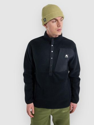 Burton Cinder Half-Zip Fleece Pullover true black