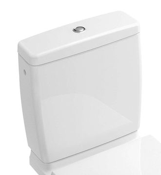 Villeroy & Boch O.novo, Accesorios, Mecanismo De Pulsador Dualflush, Cromado, Alimentaci&oacute;n Lateral O Trasera, Cer&aacute;mica Sanitaria