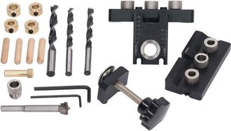 OEM Kit De Perforaci&oacute;n Con Plantilla Para Espigas, Fabricado En Aleaci&oacute;n De Aluminio, Profundidad De Perforaci&oacute;n Ajustable, Gu&iacute;a Para Espigas