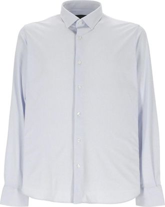 Roberto Ricci Design Camicia Oxford jacquard - Blu