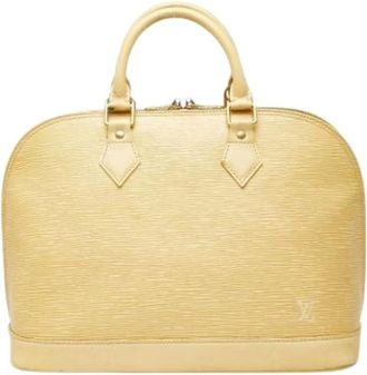 Louis Vuitton Pre-owned Handbags, female, Yellow, Size: ONE SIZE Pre-owned Leather Handbag