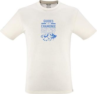 Millet Compagnie des Guides Chamonix Logo S/S T-Shirt f&uuml;r Herren | wei&szlig;