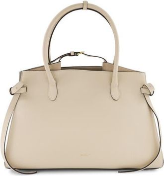 Ree Projects Large Bette Leather Tote in Beige at Nordstrom