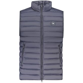 Cavalli Blue Polyamide Mens Mens Jacket