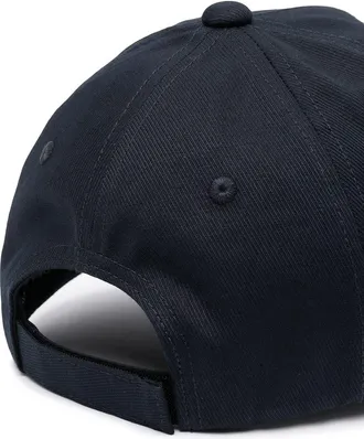 Emporio Armani Logo-Embroidered Baseball Cap - Navy