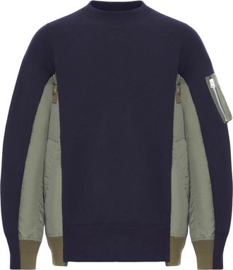 sacai Cotton Blend Sweatshirt