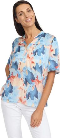 2-Biz Dames, Blouses & Shirts, Veelkleurig, Maat: XL Nylon