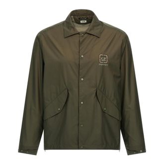 C.P. Company Metropolis Series Overshirt - Heren - Zomerjassen - Groen - M - Jassen