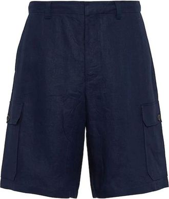 Prada Hombre, Pantalones cortos, Azul, Talla: M