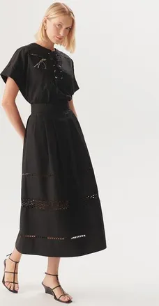 Exquise Sydney Midi Skirt in Black at Nordstrom, Size X-Small