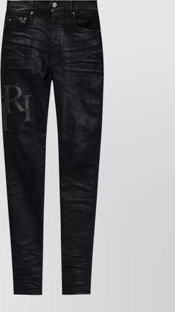 Amiri silk nylon straight cut trousers five pockets