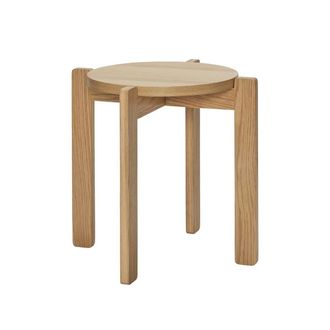 H&uuml;bsch Always Hocker, H 42 cm, Eiche