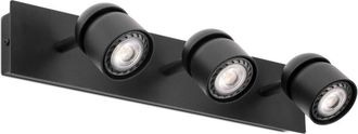 Faro Barcelona Faro Coco - Triple Spotlight Wall Lamp Black 3x GU10