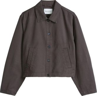 Marc O'Polo Jassen, Dames, Bruin, 2Xl, Katoen, Indoor Jacket