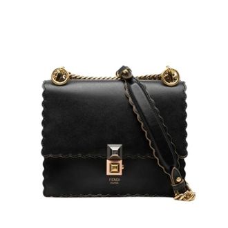 Fendi Pre-owned Cross Body Bags, female, Black, Size: ONE SIZE Pre-owned Kan I