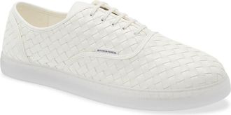 Bottega Veneta Serena Intrecciato Sneaker in 9117 Alabaster at Nordstrom, Size 13Us