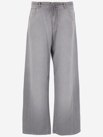 Darkpark Wide-leg Trousers In Cotton And Lyocell