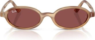 Ray-Ban Sunglasses Rb4472 685675 Brown Cream/Dark Violet Unisex